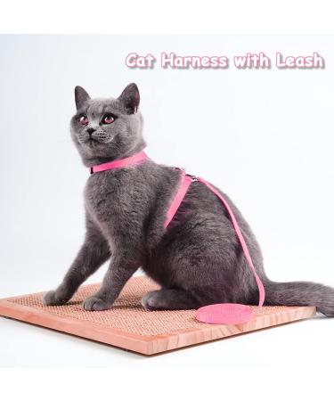 Yutou Soft Cat Dishes & Adjustable Leash Set - Outbreak-Proof Harness for Kittens Puppies & Rabbits - Buy Online on GoSupps.com