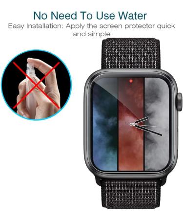 6 Pack Screen Protector for Apple Watch Series 6, SE, 7 - 44mm/45mm Flexible TPU Clear Film - Bubble-Free - UF-010 - Buy Online on GoSupps.com