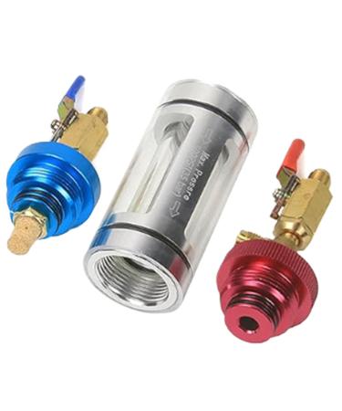 Clissiner AC Oil Tester-Air for Cars | Test kit with controller for real-time impurity testing filtration refilling and daily maintenance