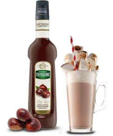 Mathieu Teisseire Chestnut Syrup for Drinks Coffee Chocolate Drinks Milkshakes 70cl Bottle - Buy Online on GoSupps.com