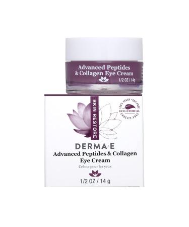 Derma E Advanced Peptides & Collagen Eye Cream - 12 oz | Anti-Aging Moisturizer - Buy Online on GoSupps.com