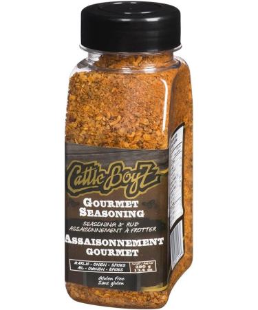 CattleBoyZ Gourmet Seasoning & Rub Gluten Free Perfect for BBQ + Stir Fry No MSG 380g - Buy Online on GoSupps.com