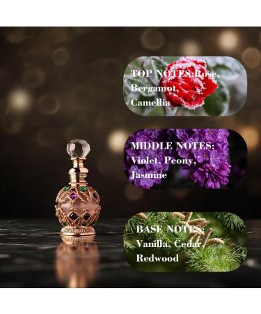 Moonlight Amber Perfume Oil for Women - Eco Luxe Travel Perfume Set - 10ml & 15ml Floral Woody Fragrance Roll-On Gift for Women Leak-Proof & Portable - Buy Online on GoSupps.com
