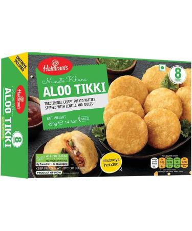 Haldiram's Aloo Tikki | 420G | Potato Patties | 100% Fresh | Indian Origin - B1G1 Pack - Buy Online on GoSupps.com