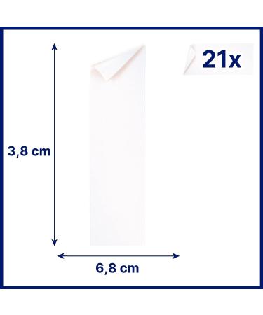 Hansaplast Scar Reduction Plasters - Clear & Discrete Patches for Recent & Old Scars - 1 Pack (21 Patches) - Buy Online on GoSupps.com