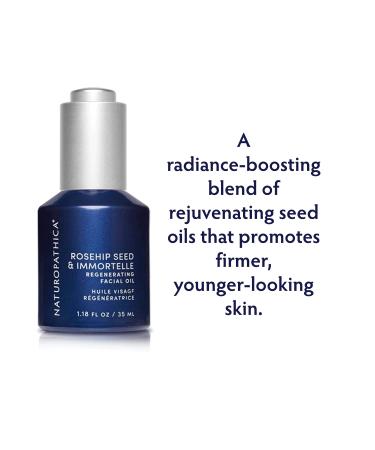 Naturopathica Rosehip Seed Regenerating Facial Oil - Vegan Daily Firming Serum | USA Made | 1.0 oz - Buy Online on GoSupps.com