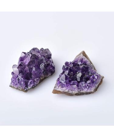 Natural Crystal Rough Natural Amethyst Crystal Clusters Stone Crystal Cluster Uruguay Raw Geode Quartz Reiki Gemstone Specimen Figurine for Home Decor approx200-250g Natural Luster (Size : Approx100- Approx100-150g - Buy Online on GoSupps.com