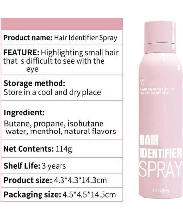 Hair Identifier Spray for Face Dermaplaning Face Hair Spray to Shave Hair Identifying Spray for Dermaplaning Body Facial Hair Remover for Women Skin Dermaplaning Spray Facial Hair Spray Identifier A pink 114g+Scraper*4 - Buy Online on GoSupps.com