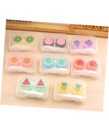 Homsfou 2-Part Contact Lens Box Set | Contact Lens Holder & Case | Small Fruit Design Lens Container for Easy Storage - Buy Online on GoSupps.com