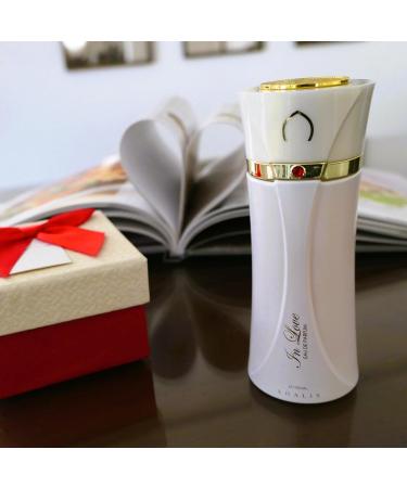 IN LOVE for Women an Oriental Woody Perfume with Cranberries Rose Violet Cocoa Wood Sandalwood and Vanilla Accords 3.4 Oz - Buy Online on GoSupps.com