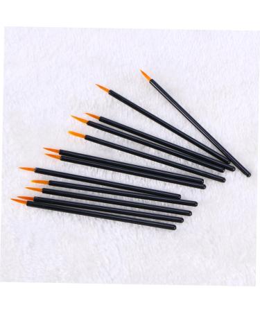 Healeved 200 pcs Makeup Point Disposable Cosmetic Lip Applicator Tool Gloss Fine Eyeliner Wands Brush - Buy Online on GoSupps.com