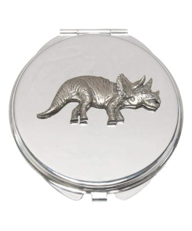 Triceratops Compact Mirror Handbag Gift With Free Engraving 103