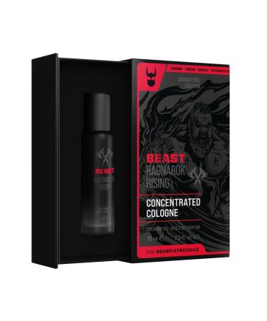 The Beast Line Cologne for Men by Beard Struggle - 6x Longer Than Traditional Colognes - Ragnarok Rising Eddie Hall Beast Line - Signature Edition - Mens Cologne 15 mL Glass Roller Bottle
