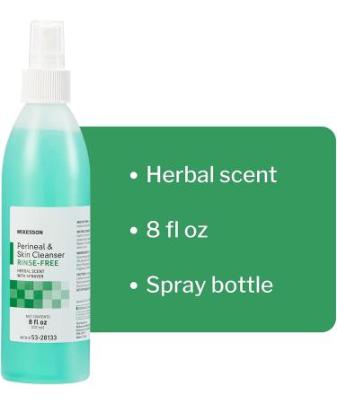 McKesson Perineal Skin Cleanser 8 oz - Rinse-Free, Herbal Scent | 1 Count - Buy Online on GoSupps.com