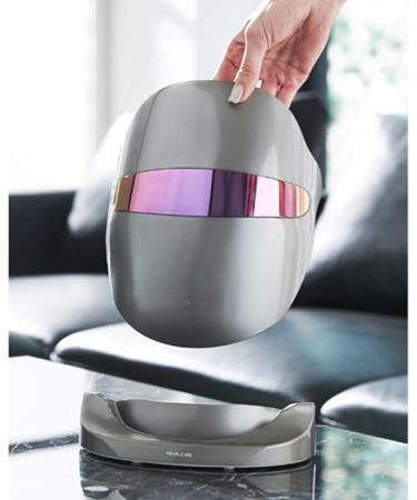 LED Light Therapy Mask - Facial Beauty Device with 3 Wavelengths & 270 LEDs - Auto Mode - Red Yellow Green Lights - Silver - Made in Korea - International Shipping Available - Buy Online on GoSupps.com