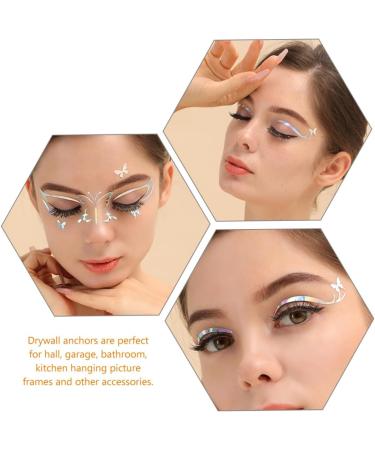  Didiseaon Didiseaon 12 Sheets Temporary Eyeliner Glitter Star Decal Flash Costume Glitter Eyeshadow Glitter Clings Costume Body - Buy Online on GoSupps.com