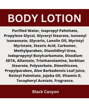 Black Canyon Cherry Vanilla Dr Black Scented Body Lotion with Lanolin and Jojoba Oil 12 Oz - Buy Online on GoSupps.com