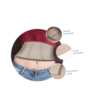 FRCOLOR Adjustable Waist Support Warmer - Lumbar Belt for Men & Women | Sweat Band for Stomach Protection | Ideal for Lower Back Pain Relief - Buy Online on GoSupps.com