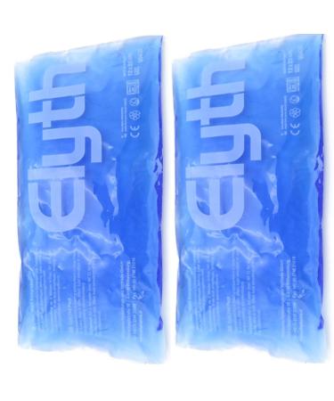 2x XXL cooling pads for children & adults - cold warm compress |29x12cm |Cooling pain modern blue -gel - cooling pack for insect bites bruises & other injuries