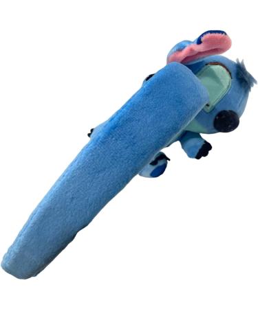 Stitch Minnie Mouse Disney Inspired Alice Headband With Plush Character Mascot Sleeping Hugging Woman Girls Head Band Light Blue 20cm - Buy Online on GoSupps.com