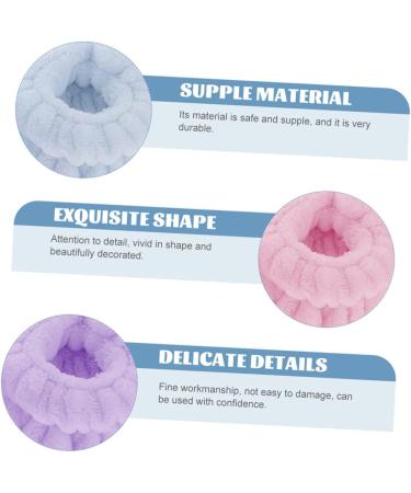 Healeved 3paires Bracelets-serviettes pour Lavage Visage Absorbantes Usage Domestique et Spa Confortables et R utilisables - Buy Online on GoSupps.com
