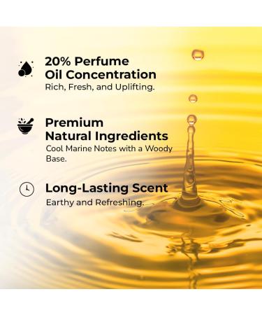 Moody Premium Aquatic Breeze Perfume for Men | Eau De Parfum | Long Lasting Scent Upto 8 Hours | Luxurious EDP Fragrance with 20% Perfume Oil 100ml - Buy Online on GoSupps.com