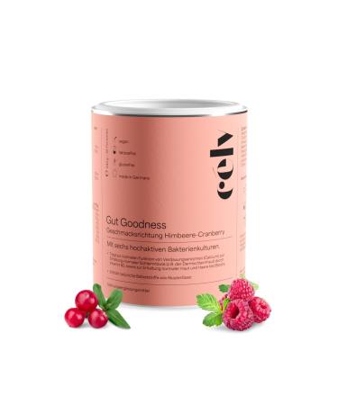 C lv Gut Goodness |Raspberry/cranberry drink powder for a good intestinal feeling powder intestinal bacteria |Made in Germany |30 portions 240 g (1 Pack)