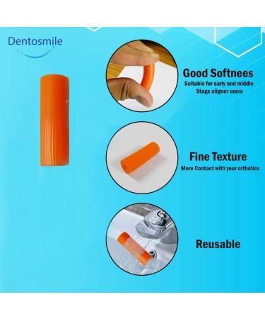 Dentosmile Invisalign Chewies Seater - Assorted Colors, Carry Case, Eco-Friendly - Pack of 10 - Buy Online on GoSupps.com