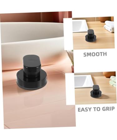 Healeved 2 Pieces Suction Cup Door Handle Black Strong Suction Cup Non-Slip Bathroom Handle for Bathtub Refrigerator Drawer Furniture Safety Handle - Buy Online on GoSupps.com