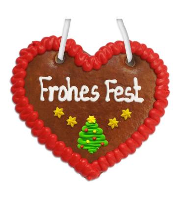 Gingerbread heart 12cm - Merry Christmas - delicious gifts for Christmas Merry Christmas - Design 2