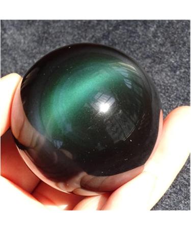 Natural Sphere 1pc Natural Black Obsidian Sphere Large Crystal Quartz Balls for Decorative (Color : 50-60mm) - Buy Online on GoSupps.com