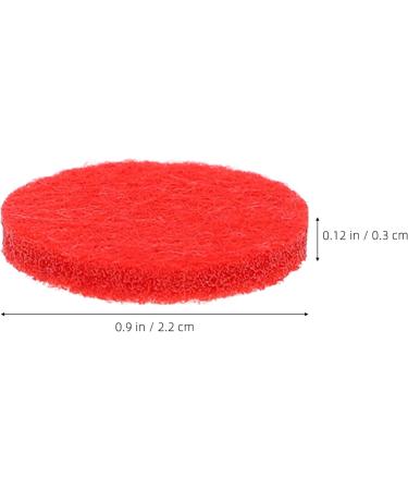 Zerodeko 100pcs Red Replacement Refill Pads for Diffuser Necklace Bracelet & Car Vent Clip - 2.2cm Aromatherapy Essential Oil Pads - Buy Online on GoSupps.com