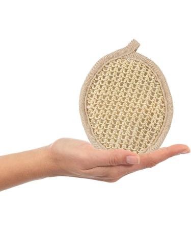 Sisal Face & Body Oval Pad Bath Peeling: Smart Anti-Cellulite - Pack of 2 - Buy Online on GoSupps.com