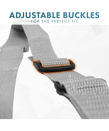 Actesso Web Medical Arm Sling - Shoulder, Wrist, and Arm Support for Injuries - Grey, Medium Size - Buy Online on GoSupps.com