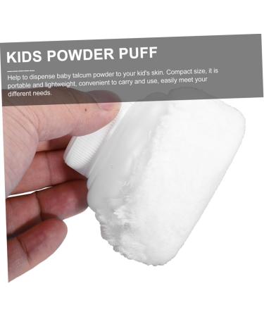 Mikinona 2 ensembles Bo te Poudre pour Houppette Douce de Blanc et Rose Distributeur Pratique pour Poudre Portable et Adapt Aux Soins D licats Peau Infantile - Buy Online on GoSupps.com