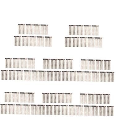FOMIYES 72 Sheets Waterproof Eyebrow Stickers Make up Kit Fake Eyebrow Sticker Temporary Brow Tattoos Suite
