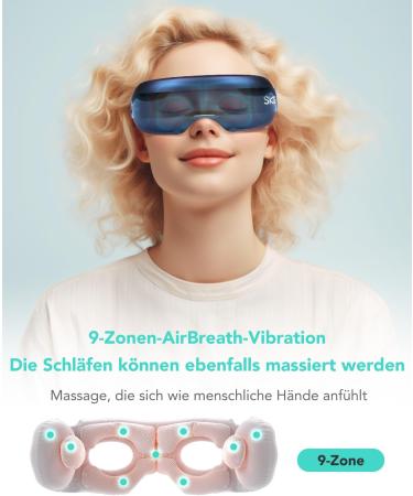 SKG E3 Pro Eye Massager - Warmth Vibration & Bluetooth Music for Dry Eyes Eye Circles & Better Sleep | Perfect Family Gift - Buy Online on GoSupps.com