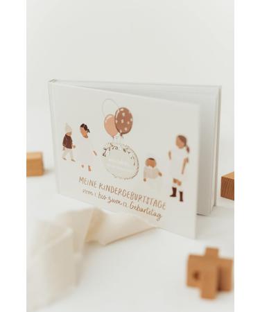 Sky.herz.papier Birthday Book | My Birthdays Memory Album for Girls | Perfect Gift for 1st to 12th Birthdays | Boho Kids - Buy Online on GoSupps.com