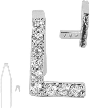 Verdant Touch Hip Hop Teeth Decoration - Removable Silver Braces for Costume Parties - Buy Online on GoSupps.com