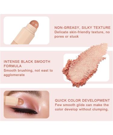 Eyeshadow Stick Set 4-in-1 Eyeshadow Stick 8 Colors Matte and Pearlescent Eyeshadow Pencil Eye Crayon Eyeshadow Smooth Cream Eyeshadow Stick Eye Makeup Products - Buy Online on GoSupps.com