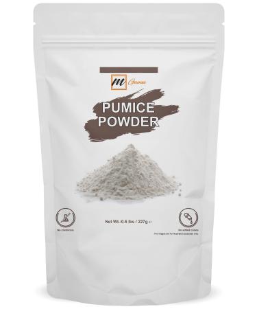 mGanna 100% Natural Pumice Powder 0.5 LBS / 227 GMS for Facial Masks Skin Exfoliation Soap Making and other cosmetic formulations
