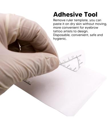 Eyebrow Measurement Ruler 100pcs Eyebrow Ruler Disposable Eyebrow Ruler Sticker for Microblading with ndard Scale Vernier Caliper Sliding Gauge Tool - Buy Online on GoSupps.com