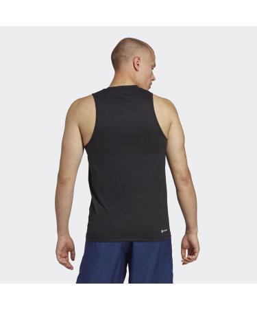 Buy adidas Men's Feelready Training Tank Top - Sleeveless Black/White for Optimal Performance | International Shipping Available - Buy Online on GoSupps.com
