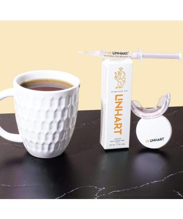 LINHART Teeth Whitening Kit with LED Light and Whitening Gel - Professional Dental Whitening System with Hydrogen Peroxide - Buy Online on GoSupps.com