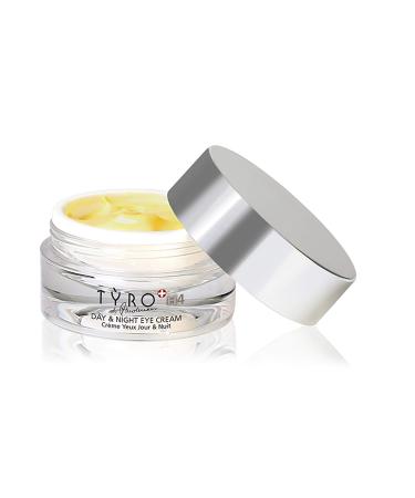 Tyro Day And Night Eye Cream - Works Day And Night To Let The Delicate Skin - Around The Eyes Appear Refreshed - To Optimize The Moisture Balance Of The Skin - Suitable For Dehydrated Skin - 0.51 Oz