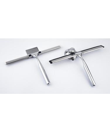 10 Inch Wiper Zinc Alloy Window Scraper Stainless Steel Wiper with Hook Glass Cleaner Glass Scraper Floor Scraper A Model White Adhesive Strip With Nailing Base - Buy Online on GoSupps.com