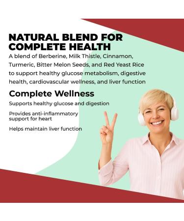 Mishas Nutraceuticals Berberine, Milk Thistle, Cinnamon & Turmeric Supplement Liver Cleanse Detox & Repair, Supports Heart, Weight Loss & Gut Health 60 Vegan Capsules - Buy Online on GoSupps.com