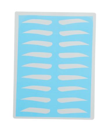 FRCOLOR 8 Pairs Eyebrow Practice Skin Eyebrow Makeup Tool Eyebrow Training Tool Material Shaping Card