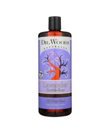 DR. WOODS NATURALS CASTILE SOAP LAVENDER 32 FZ 4 pack