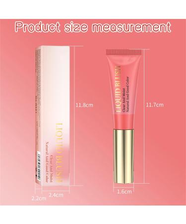OKIKA Liquid Blush Long Lasting Matte Silky Cream Blush Moisturizing Silky Blush Smooth Creamy Texture Face Makeup Wand (01) - Buy Online on GoSupps.com
